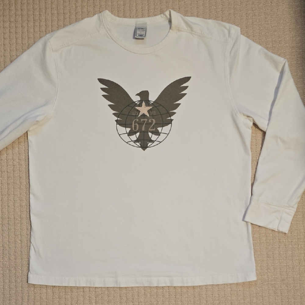 Old Navy Long Sleeve Shirt with Eagle Graphic